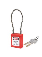 BD-G41-48 / Paslanmaz Çelik Kablo Emniyet Asma Kilit